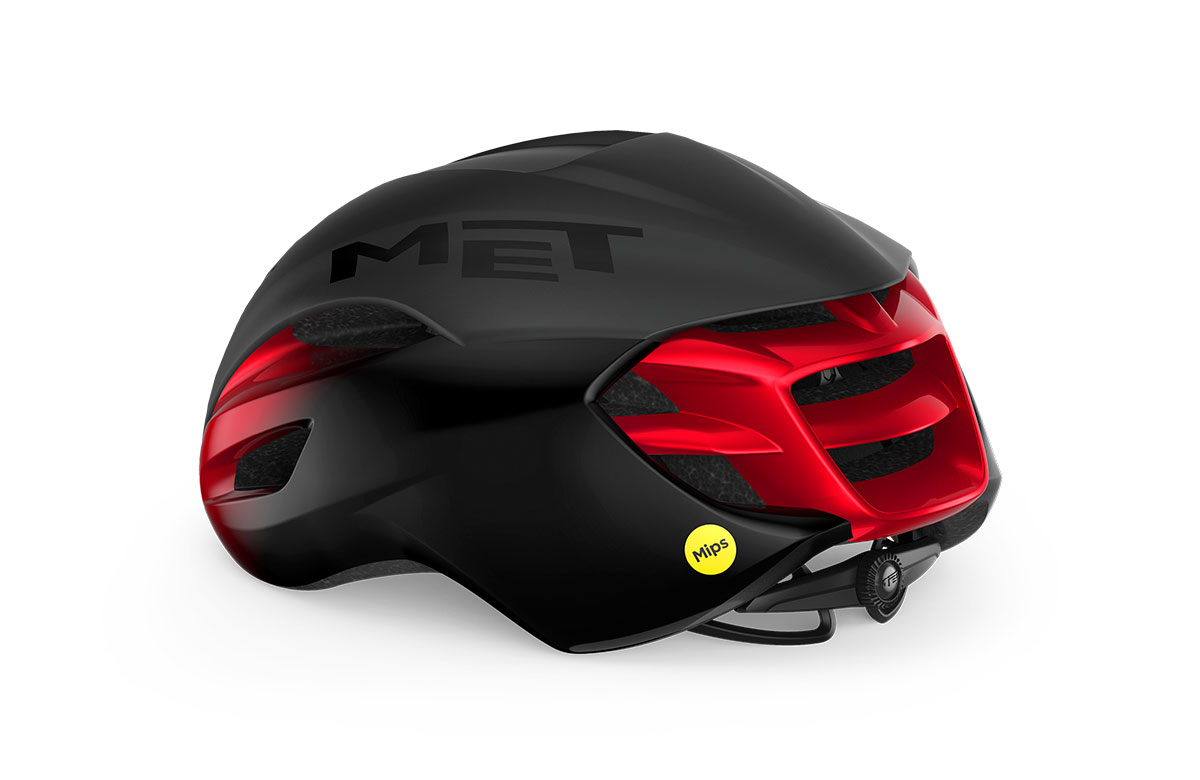 Шолом Met MANTA MIPS CE розмір M (56-58) black red metallic/matt/glossy, чорно-червоний металік матовий/глянцевий фото 3