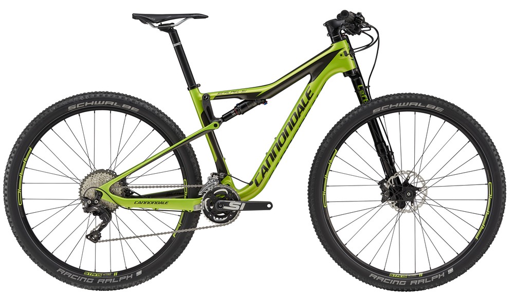 Велосипед 29" Cannondale SCALPEL SI 4 Carbon рама - L 2017 ARG зеленый фото 