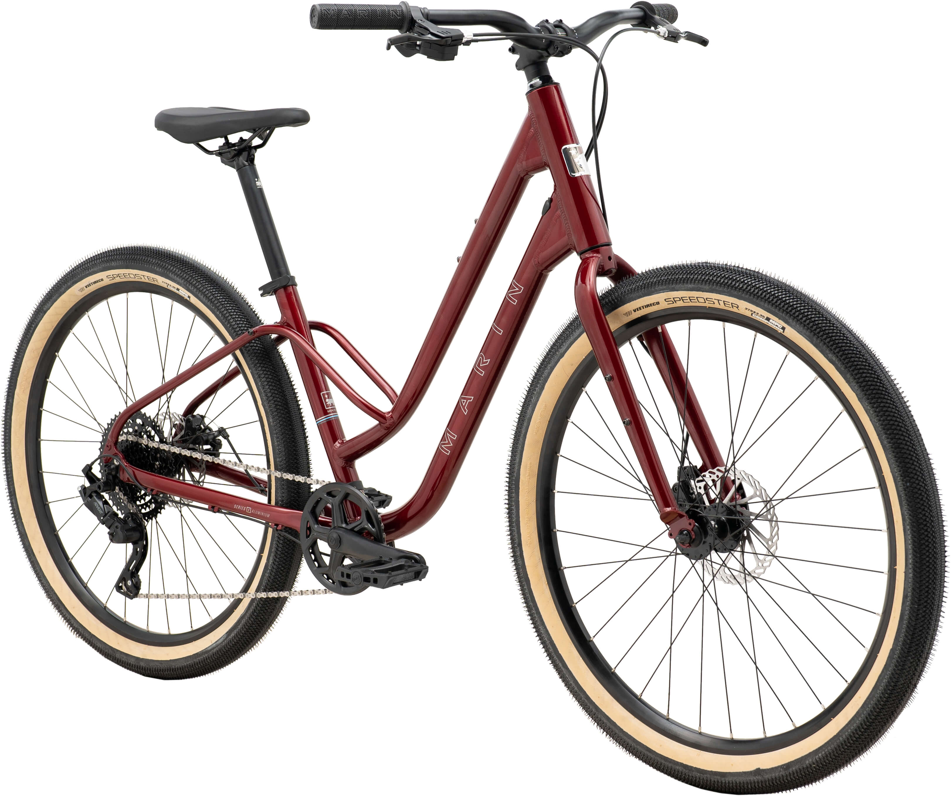 Велосипед 27,5" Marin Stinson 2 ST рама - S Gloss Red/Black A5 фото 2