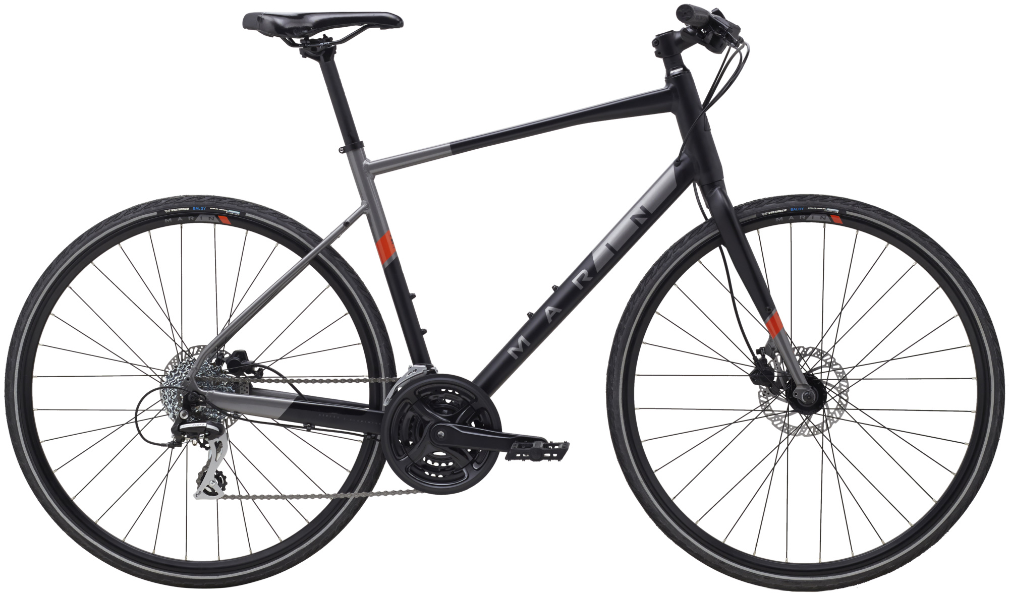 Велосипед 28" Marin FAIRFAX 2 рама - L 2022 Black/Charcoal
