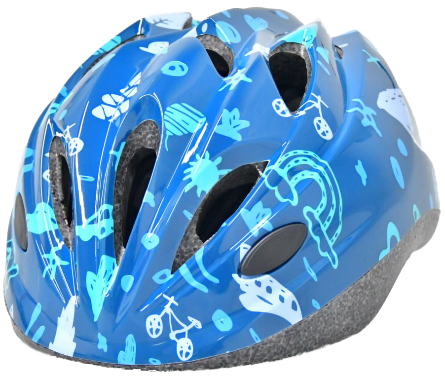 Шолом дитячий Green Cycle BUDDY розмір 48-52см синій фото 
