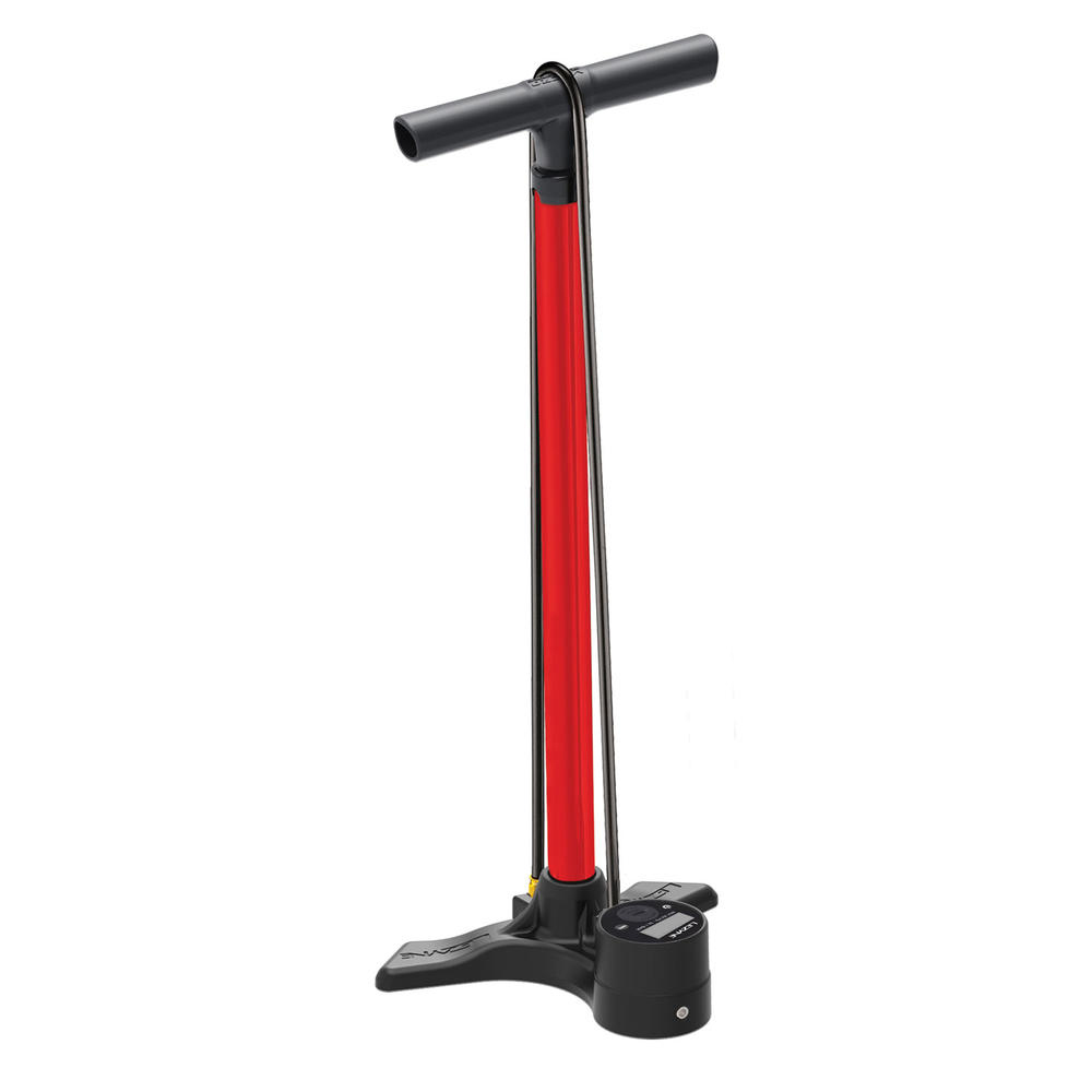 Насос напольный Lezyne MACRO FLOOR DRIVE DIGITAL 220psi, красный фото 
