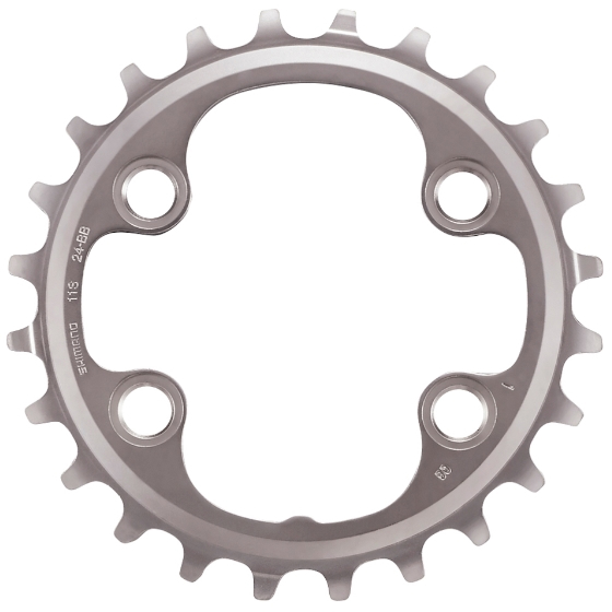 Звезда к шатуну Shimano FC-M8000 DEORE XT, 24Т, 2х11-ск., BB, для 34-24T фото 