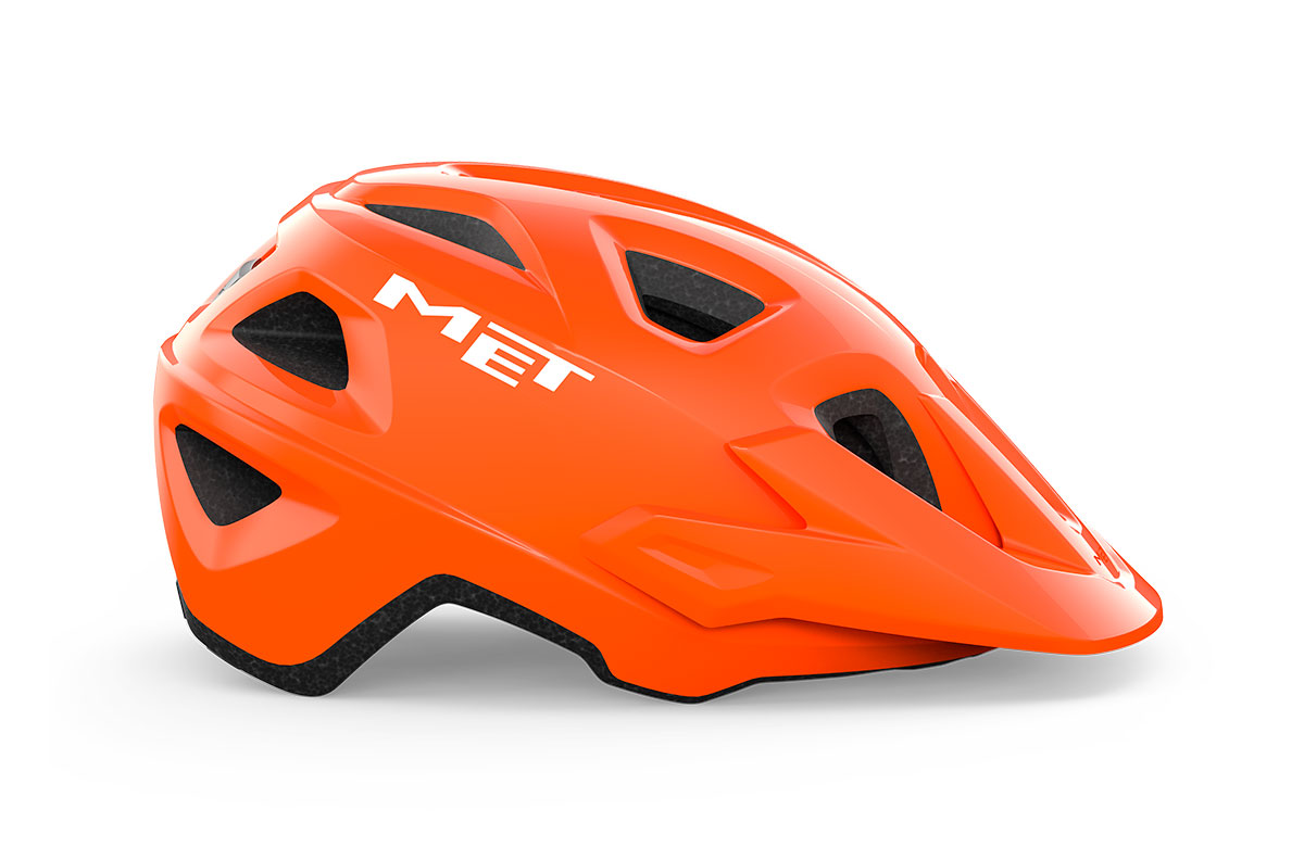 Шолом Met ELDAR CE розмір 52-57 см, Neon Orange Glossy фото 2