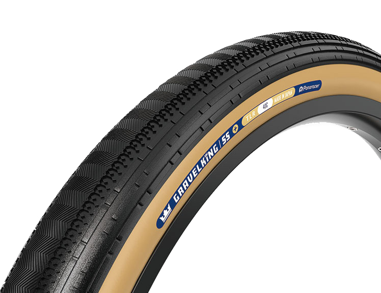 Покрышка 700x45C Panaracer GRAVELKING SS+ GEN2, черная с коричневой боковиной фото 