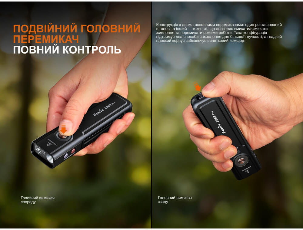 Фонарь наключный Fenix E06R Pro, черный фото 17
