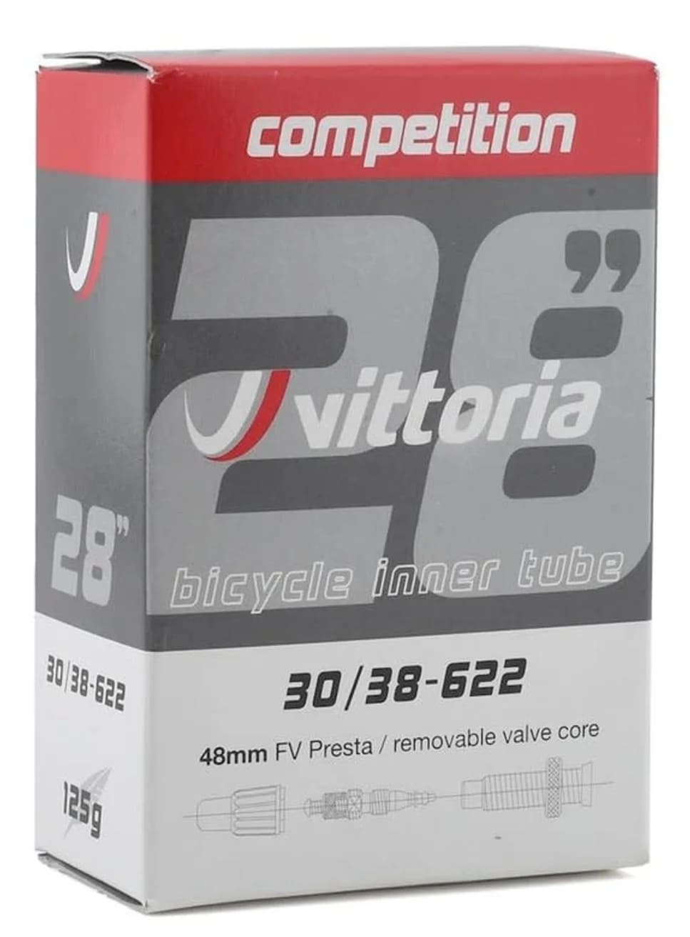 Камера 700x30-38C Vittoria Competition Latex FV RVC 48mm фото 