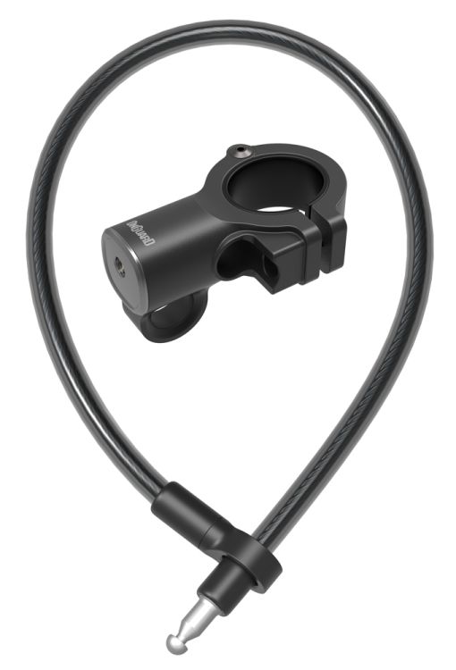 Замок Onguard Scooter, трос 120см х 12мм, 5 ключей, черный фото 