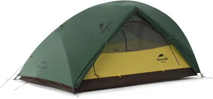 Палатка двухместная Naturehike Star-River 2 Updated NH17T012-T, темно-зеленая фото 