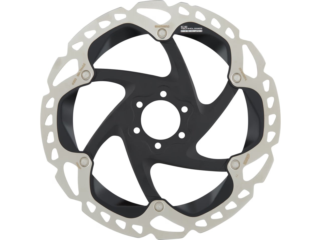 Ротор Shimano RT-MT905-L ICE TECH FREEZA, 203 мм, 6 болтів фото 