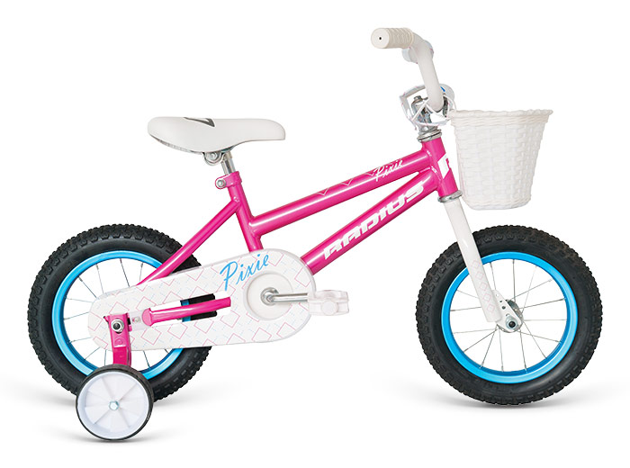 Велосипед 12 "Radius Pixie Gloss Pink/Gloss White/Gloss Blue фото 