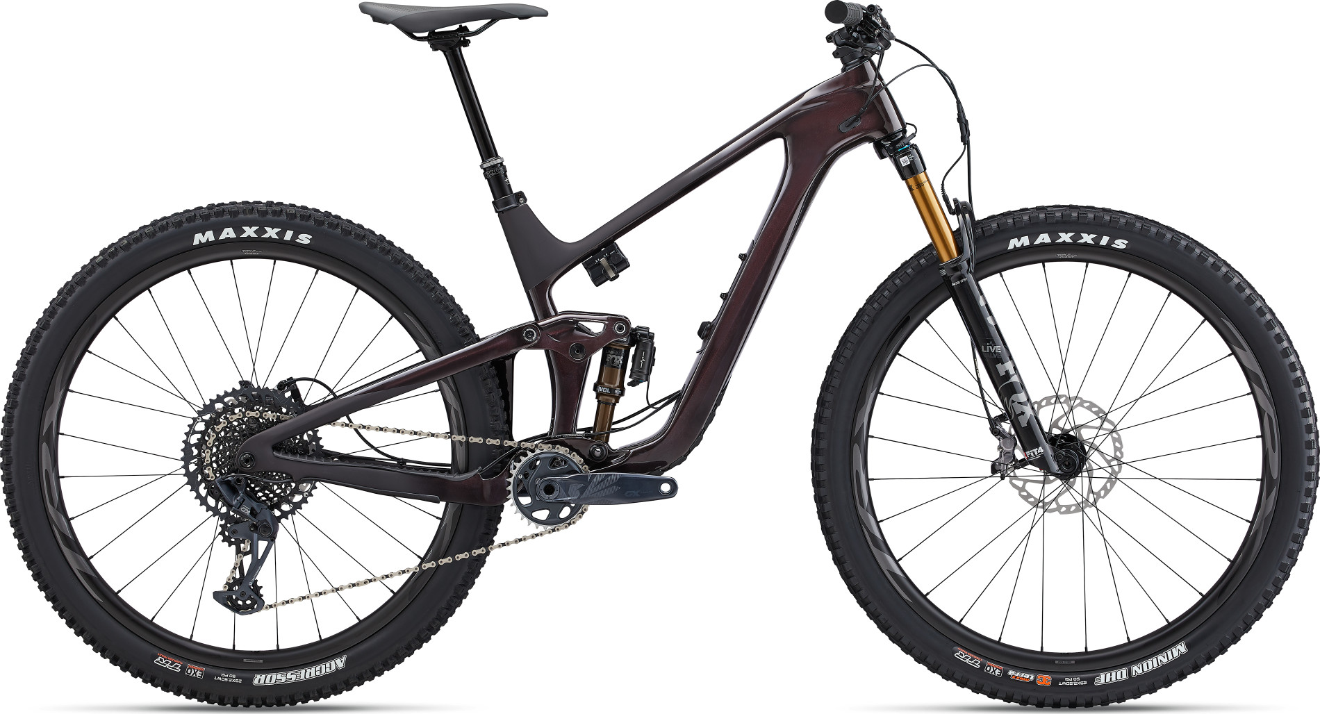Велосипед 29" Giant TRANCE ADVANCED PRO 29 1 рама - M Gloss Cordovan/Matt Cordovan A3 фото 