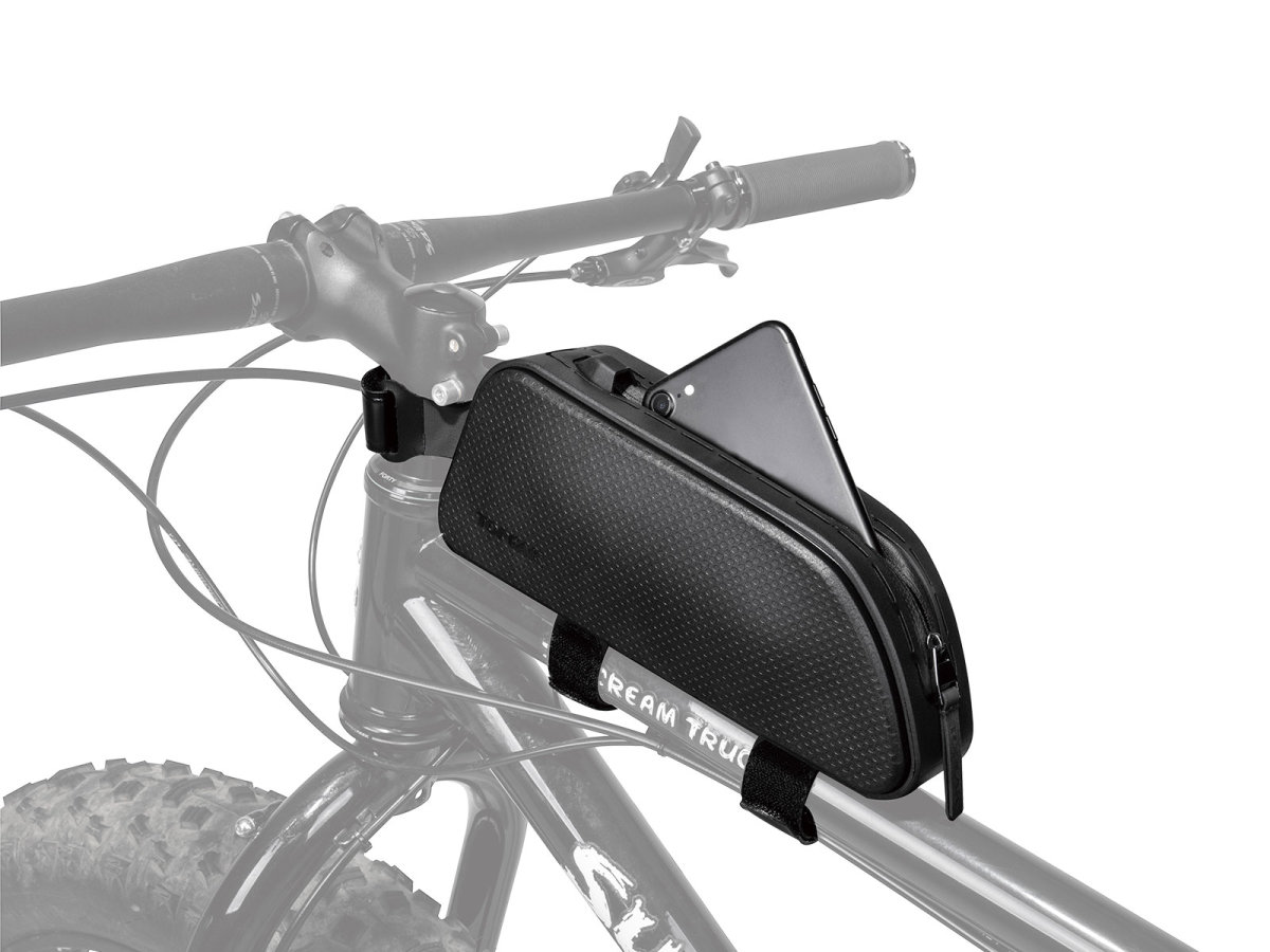 Сумка на верхнюю трубу Topeak FastFuel DryBag X 1L, черная фото 2