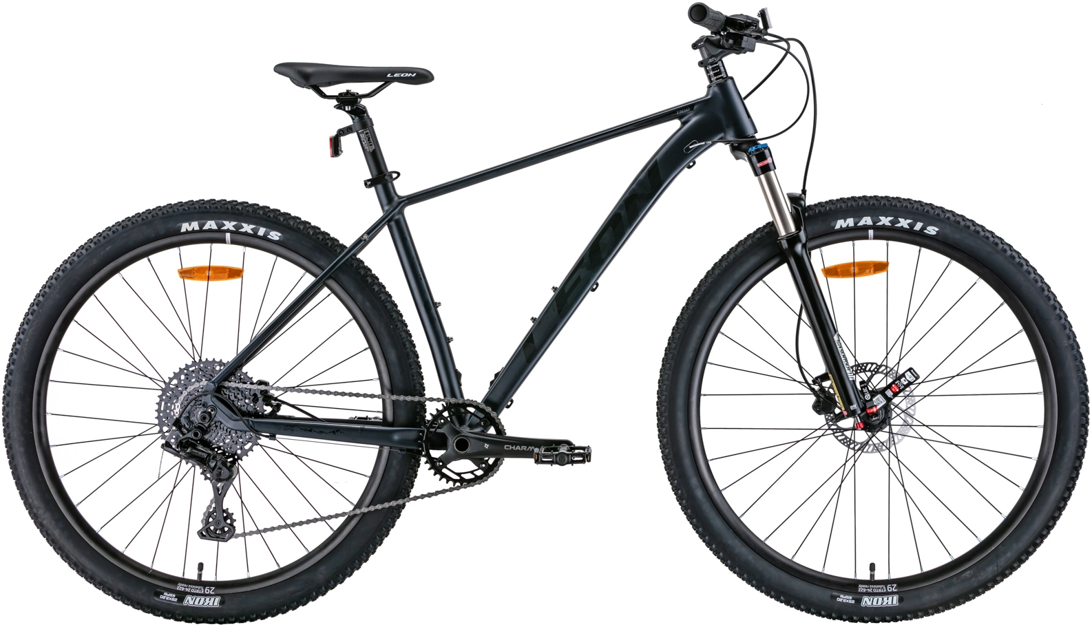 Велосипед 29" Leon TN-50 AM HDD рама - 21" серый с черным A2 фото 