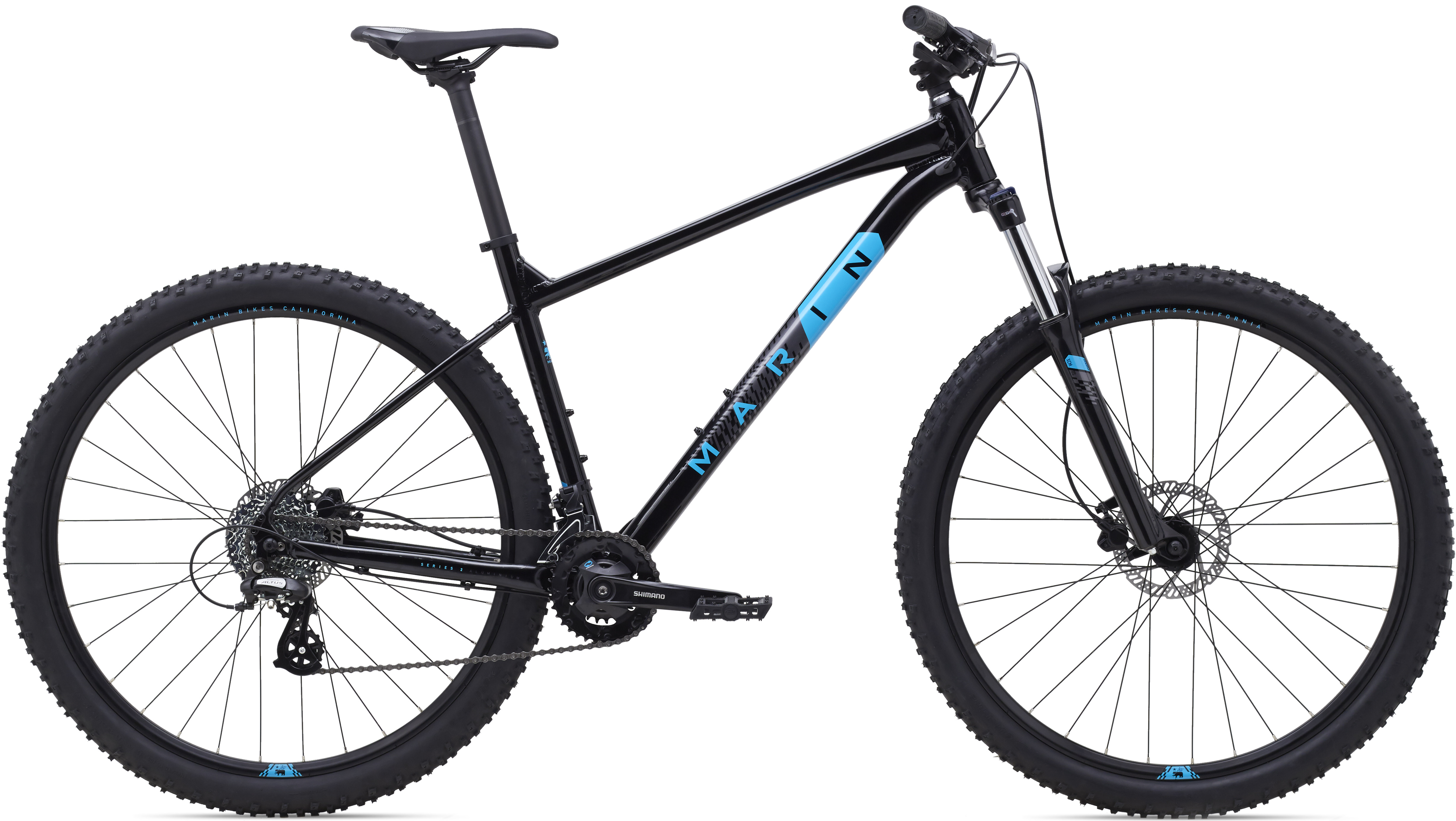 Фотография Велосипед 29" Marin BOBCAT TRAIL 3 рама - M Gloss Black/Charcoal/Cyan A4 Велосипед 29" Marin BOBCAT TRAIL 3 рама - M Gloss Black/Charcoal/Cyan A4 фото