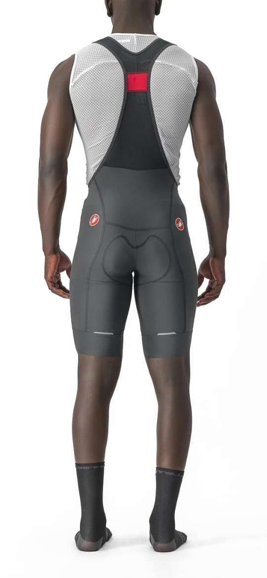 Велотруси Castelli Competizione на лямках чоловічі сірі XL фото 2