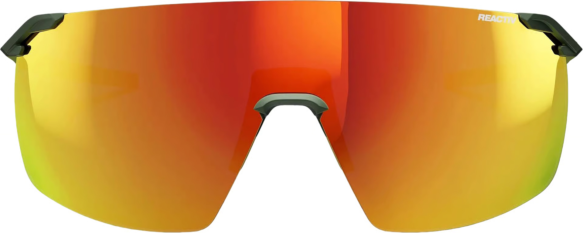 Очки Julbo FASTER L REACTIV PERFOMANCE 1-3 LIGHT AMPLIFIER, зеленые, фотохромная линза фото 