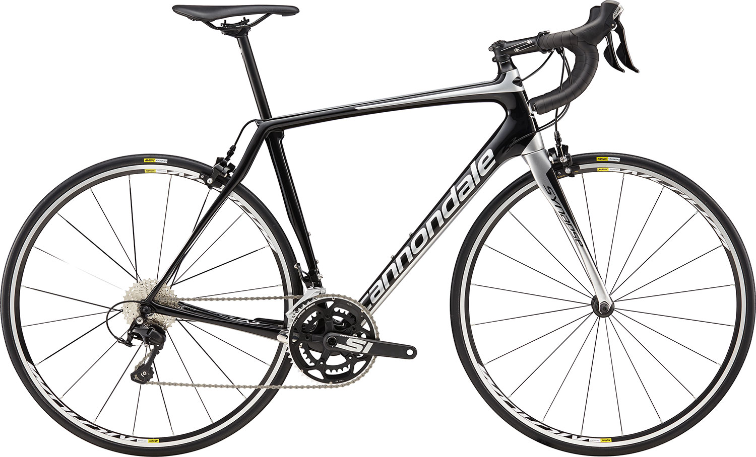Велосипед 28" Cannondale SYNAPSE Carbon 105 рама - 51 2018 SLV чёрно-серебристый фото 