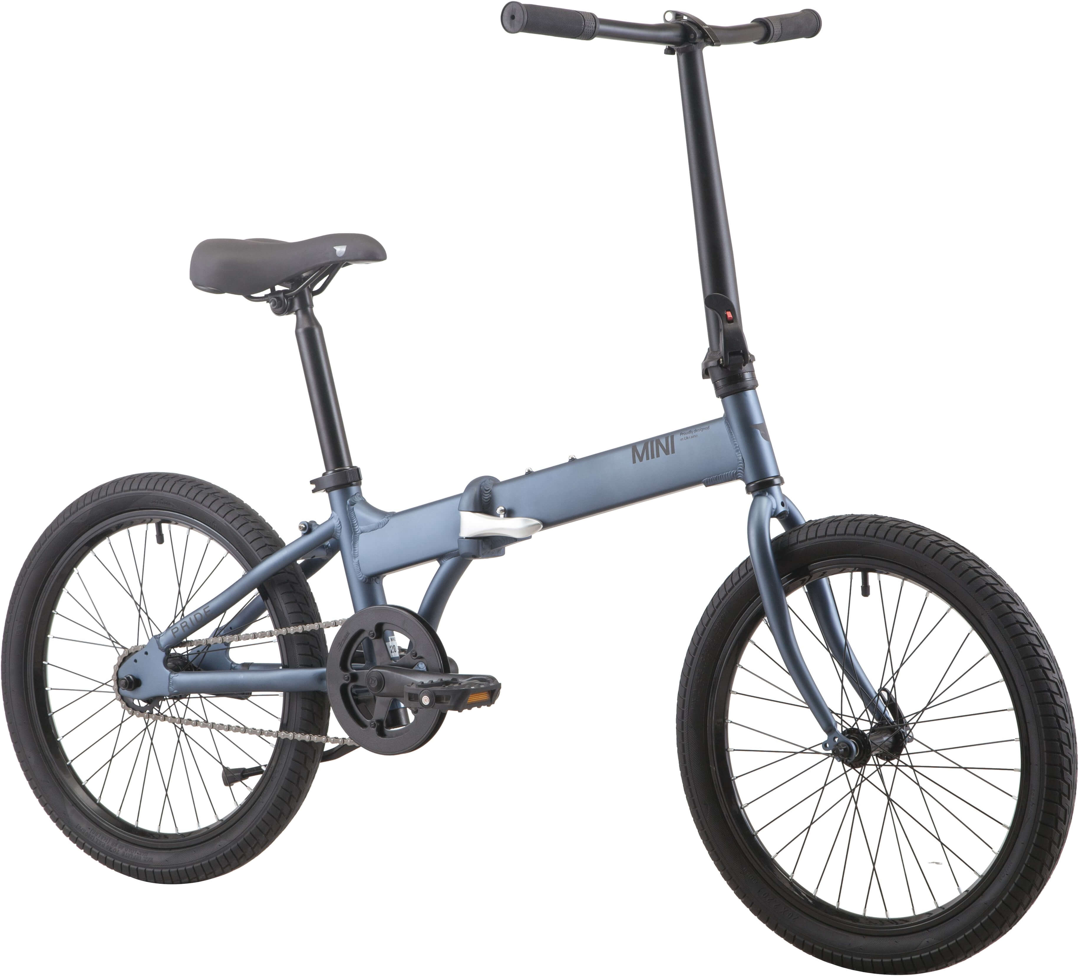 Велосипед 20" Pride MINI 1 синий A5 фото 3