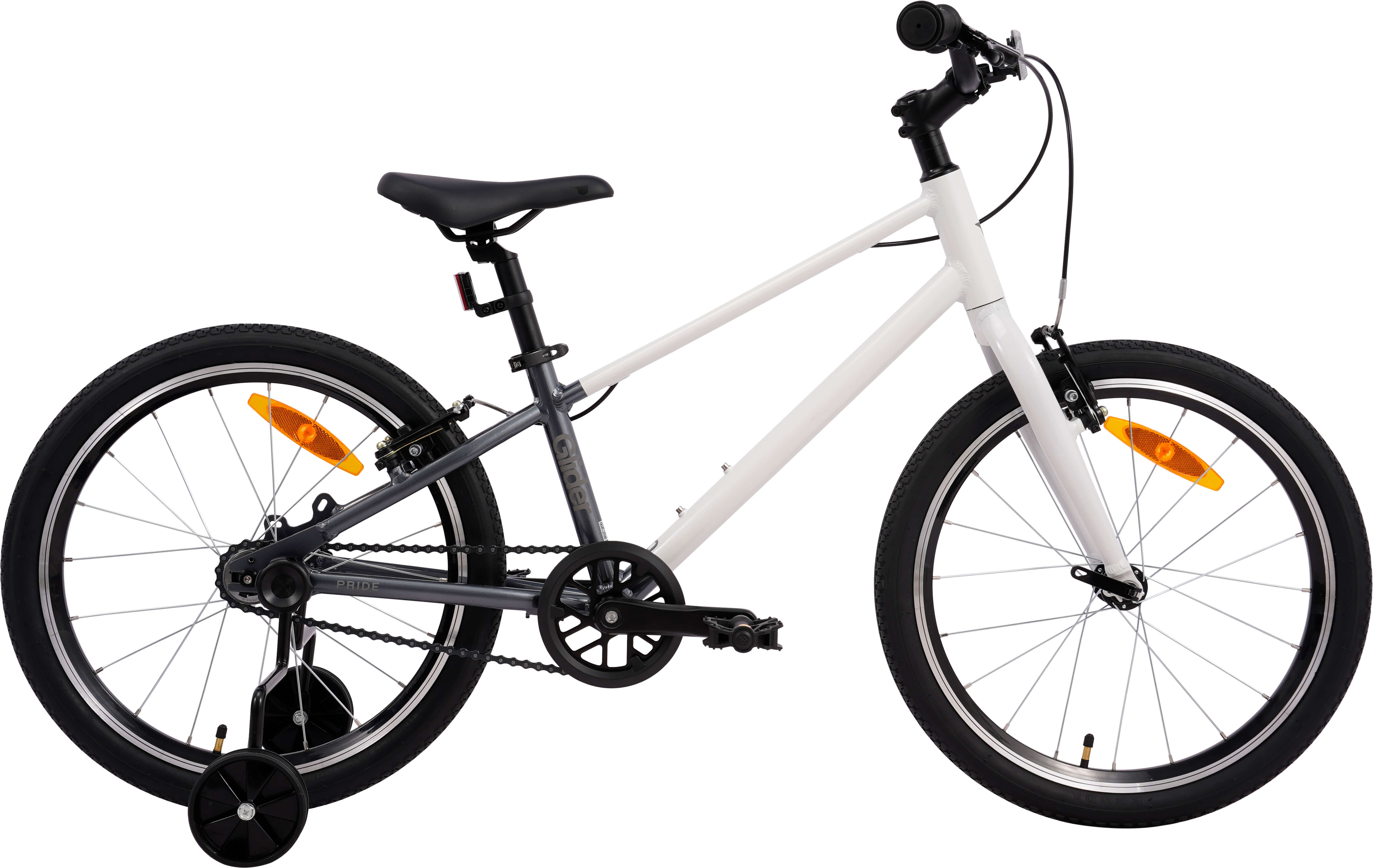 Велосипед 20" Pride GLIDER 2.1 білий B6 фото 