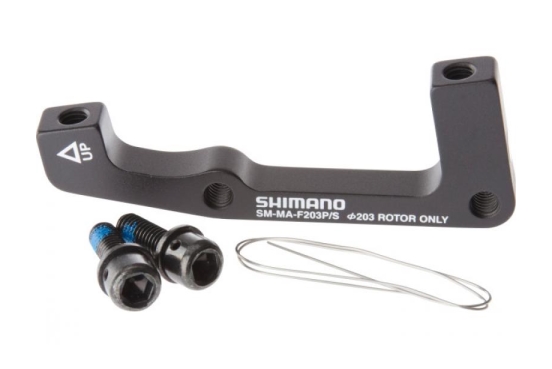 Адаптер Shimano для диск. торм., передний SM-MA-F203PSA для ротора 203 мм, IS фото 