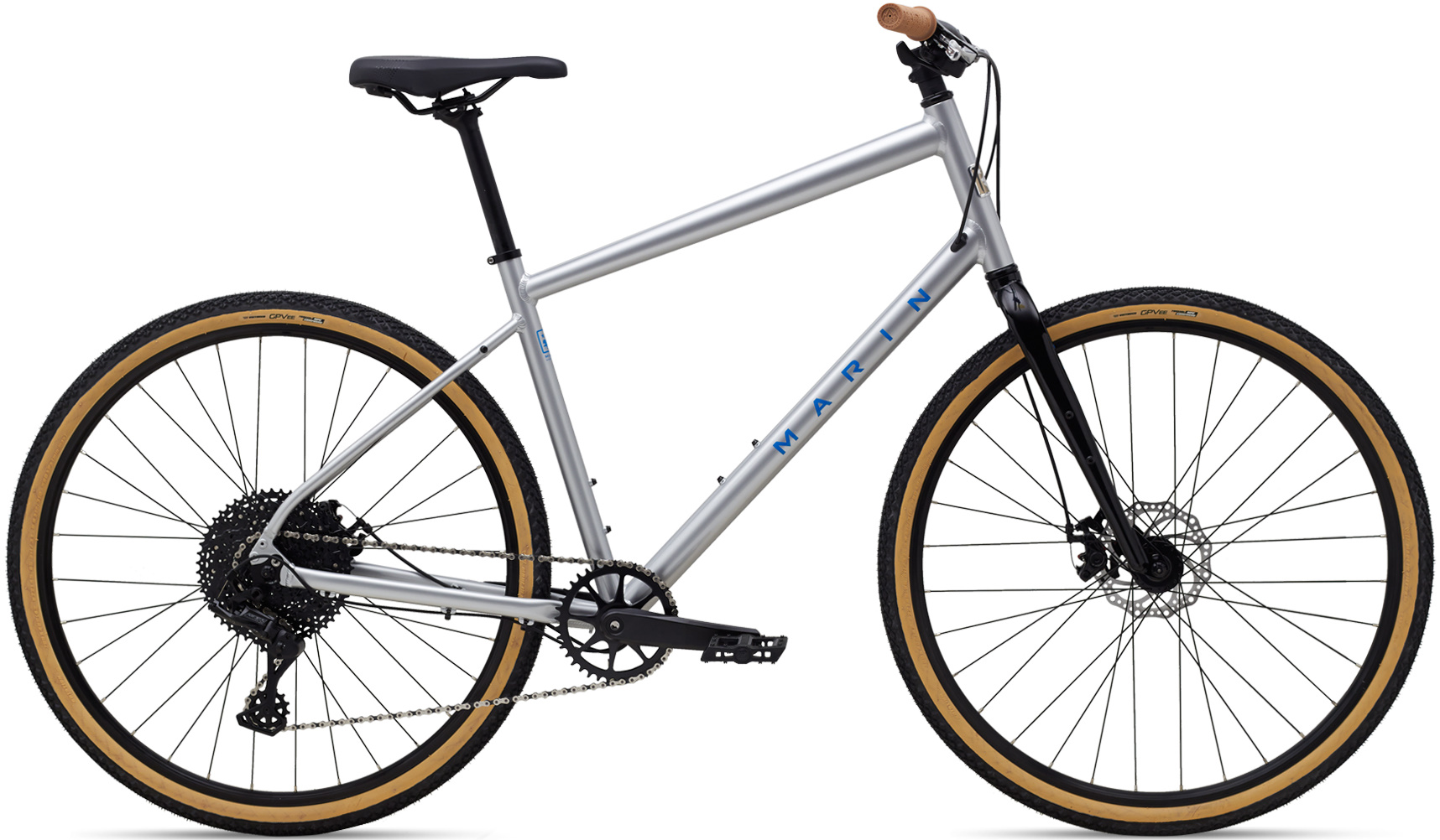 Велосипед 28" Marin KENTFIELD 2 рама - L 2023 Gloss Black/Chrome
