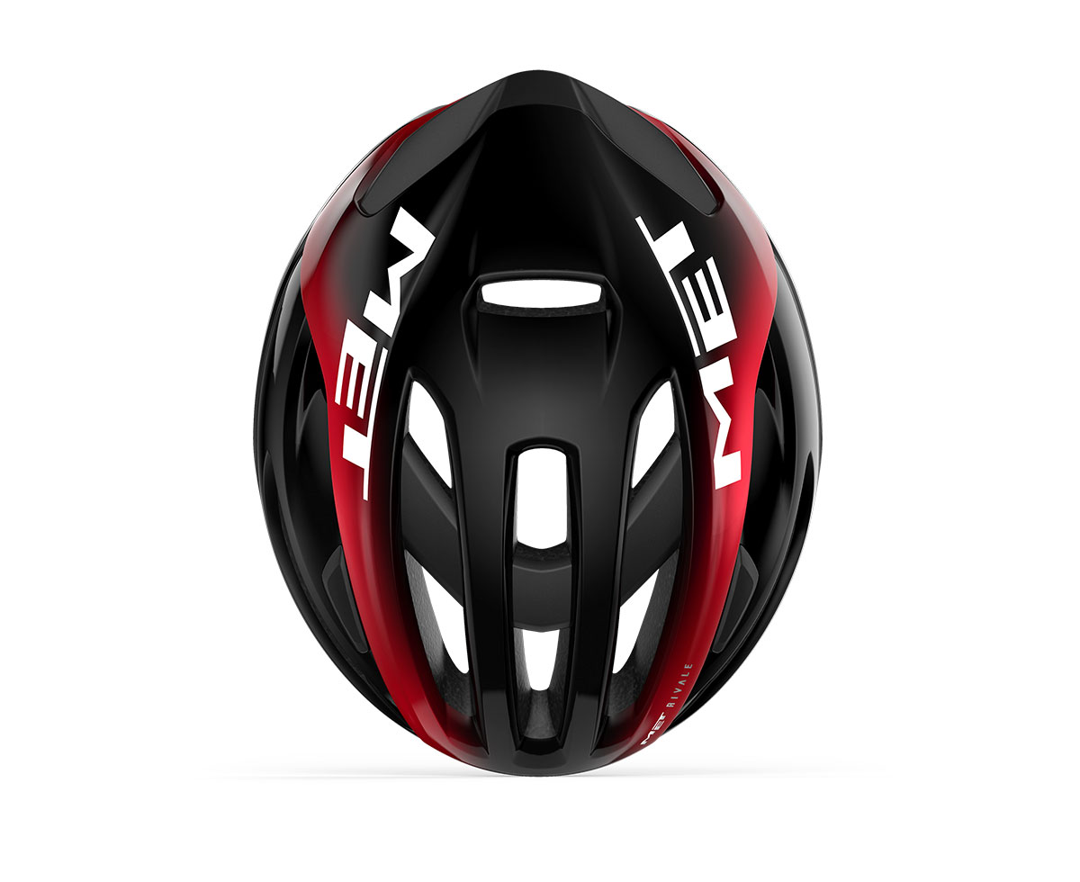 Шлем Met RIVALE MIPS CE размер L (58-61), black red metallic/glossy, черно-красный металлик глянцевый фото 5