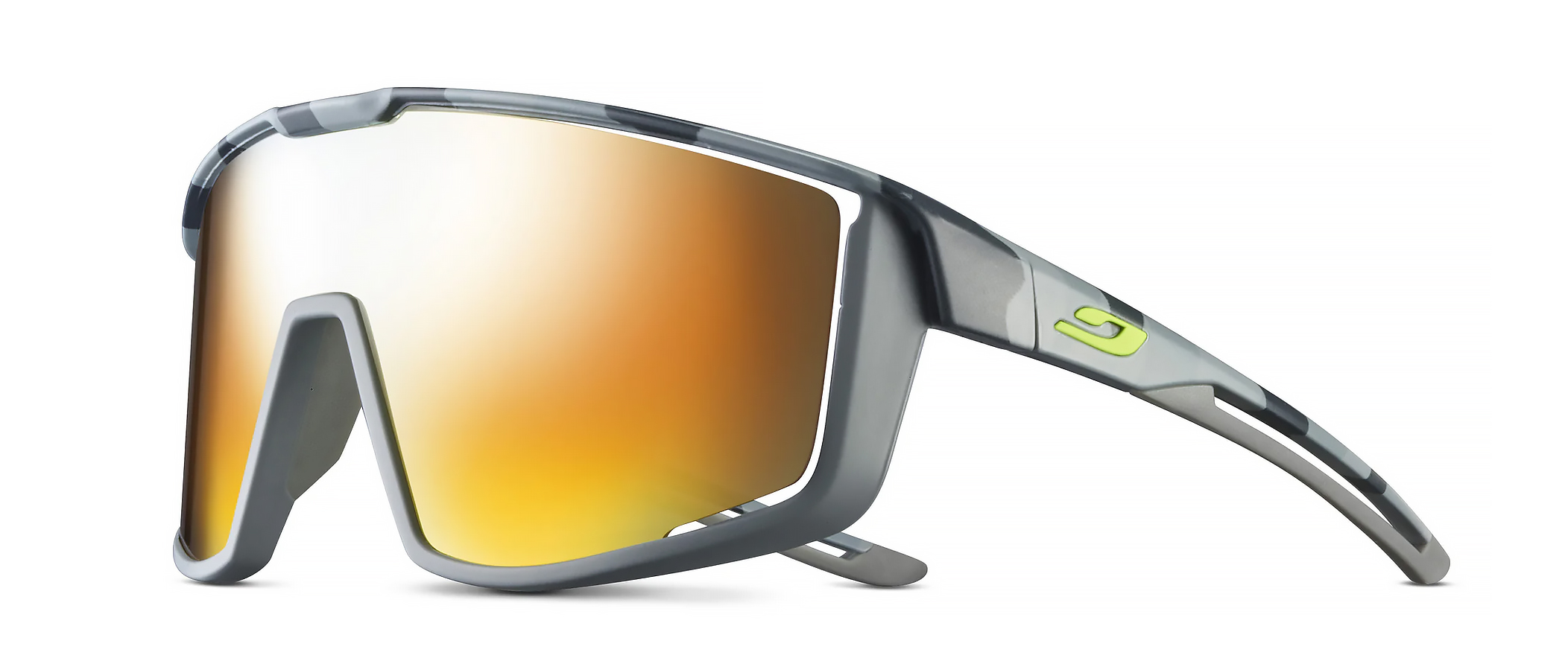 Окуляри Julbo FURY SPECTRON 3, сірий камуфляж, жовта лінза фото 
