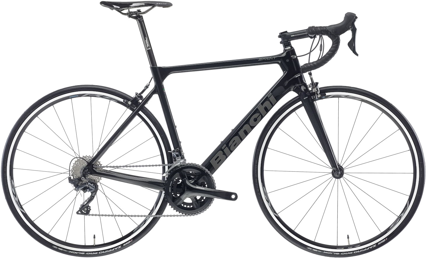Велосипед 28" Bianchi SPRINT Ultegra рама - 59 см 2021 Black/Graphite фото 