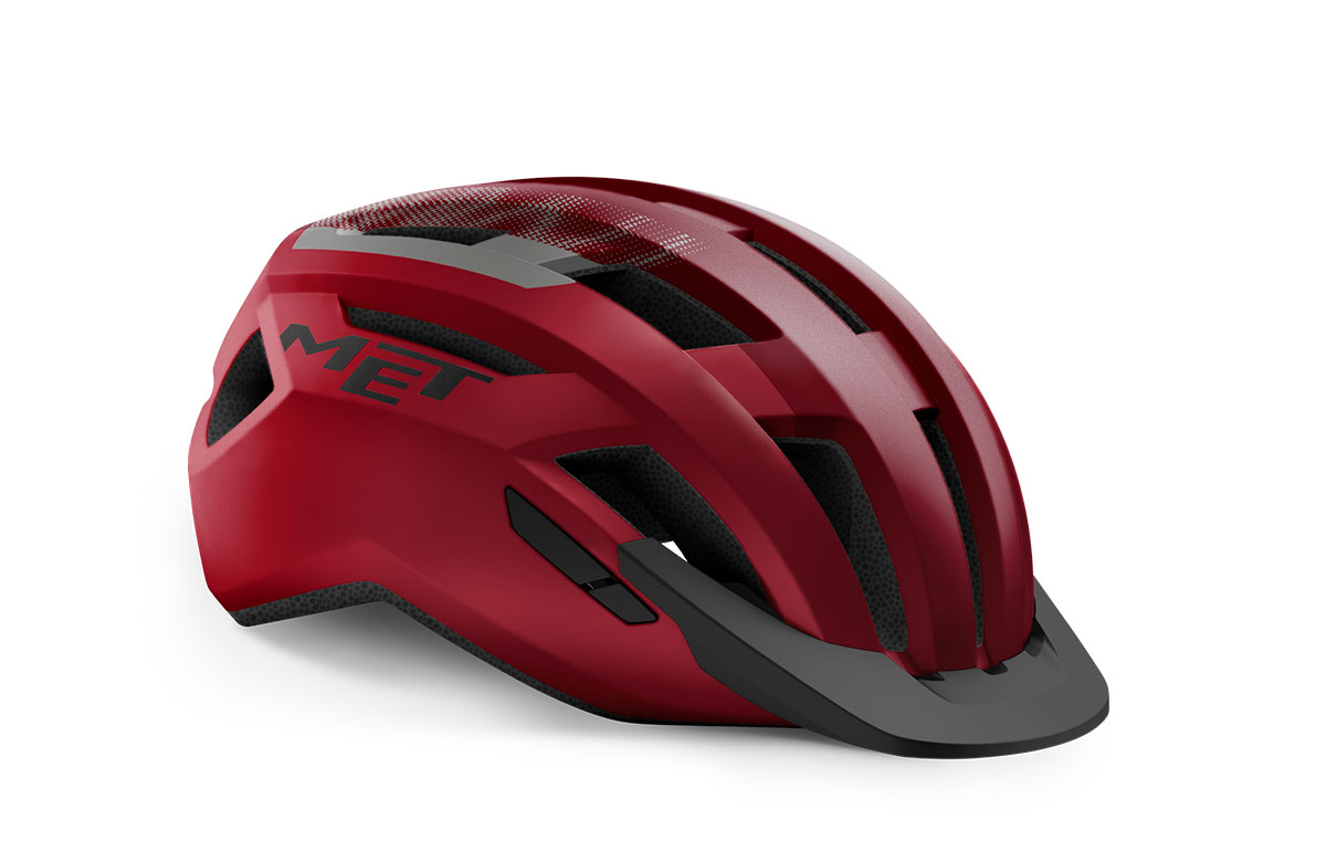 Шлем Met ALLROAD CE размер S, red black matt, черно-красный матовый фото 