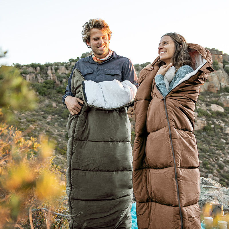 Спальный мешок Naturehike U350S NH20MSD07, правый, темно-зеленый фото 6