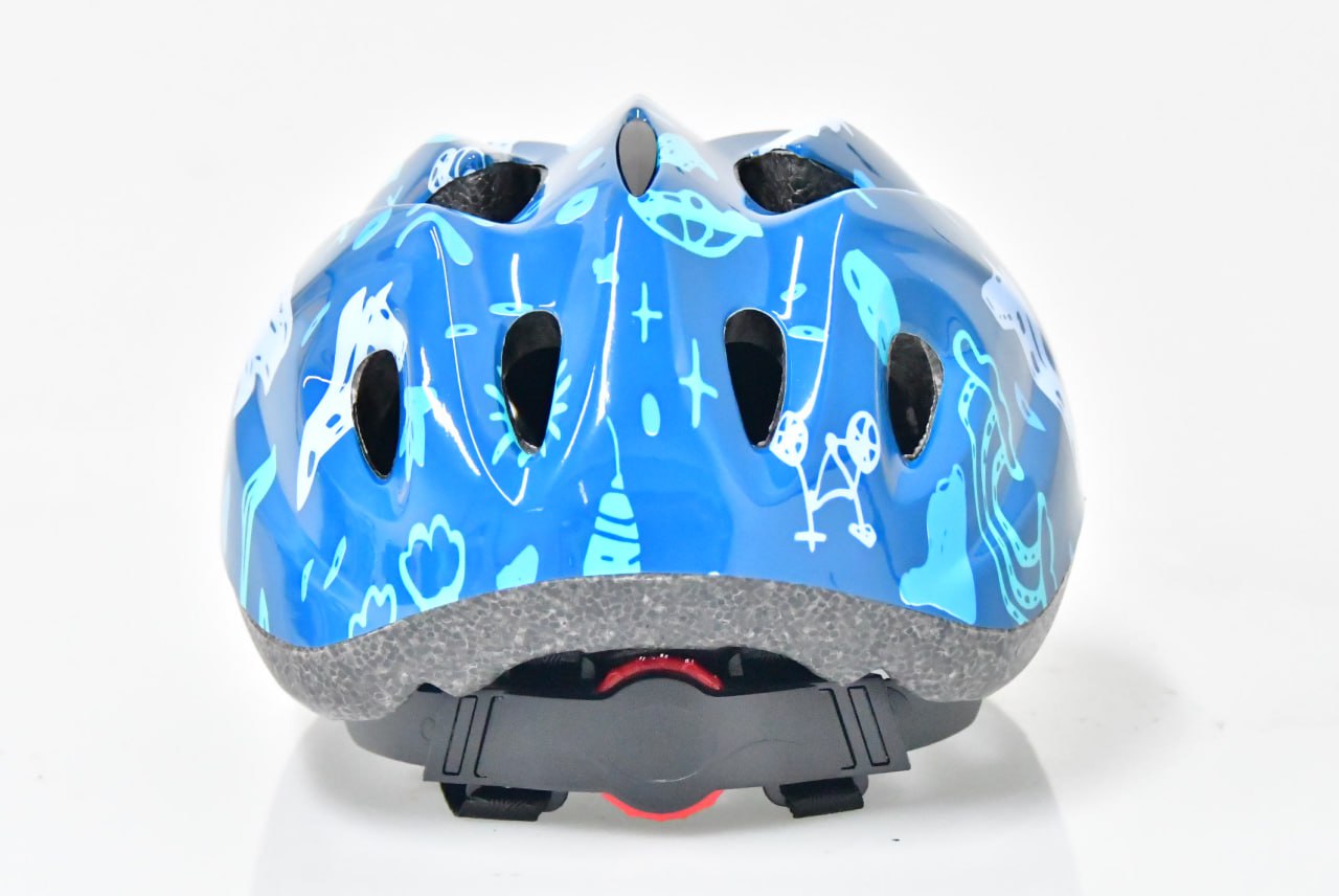Шолом дитячий Green Cycle BUDDY розмір 48-52см синій фото 4