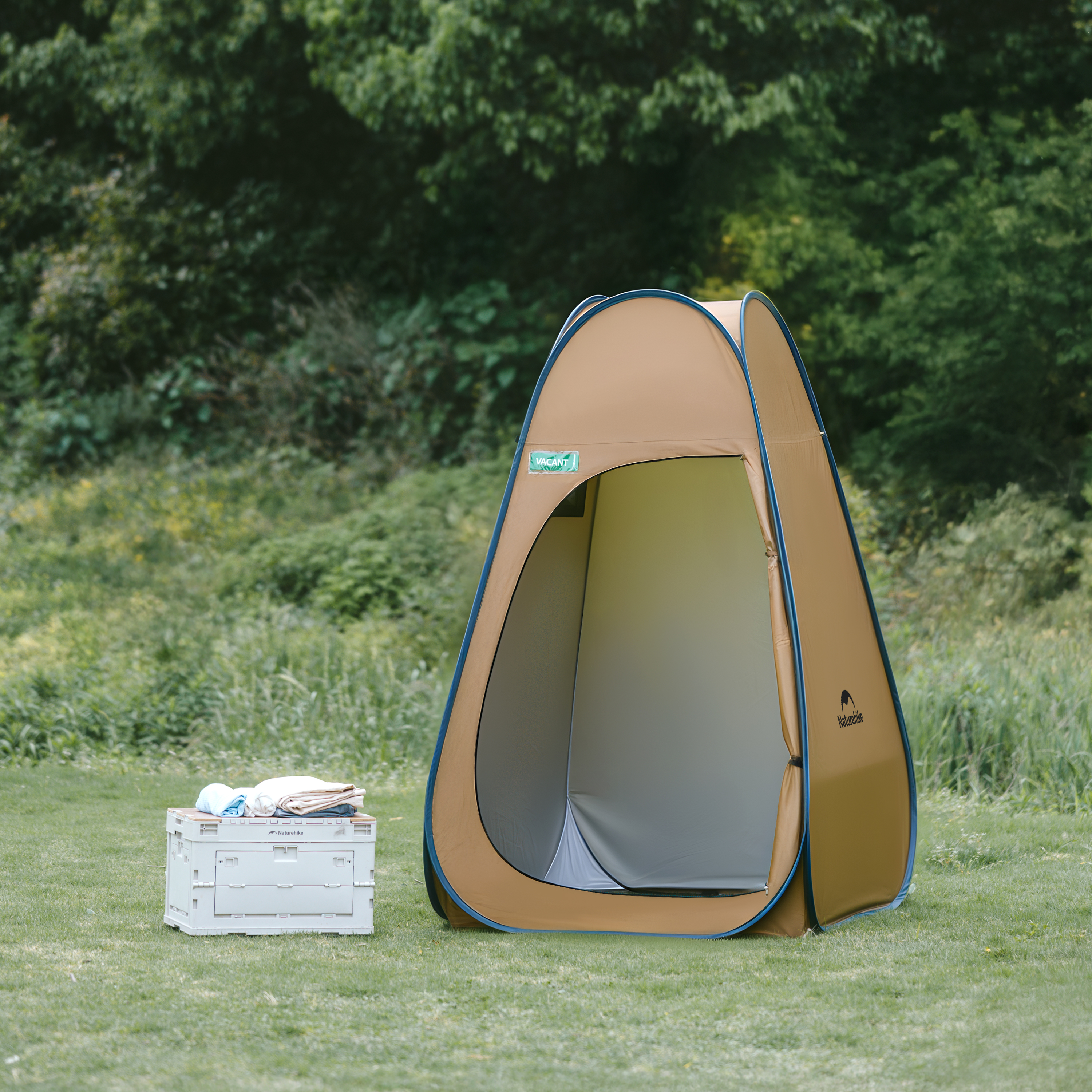Палатка для душа Naturehike NH17Z002-P, коричневая фото 2