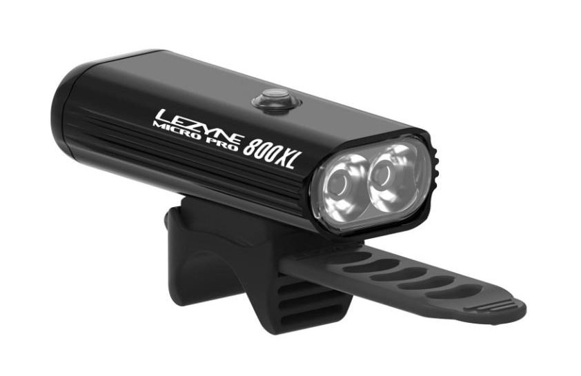Фара передняя Lezyne MICRO DRIVE PRO 800XL, 800 люмен, 8 режимов, черная