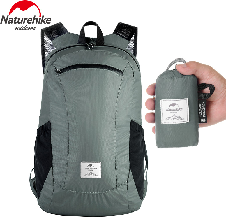Рюкзак Naturehike Ultralight NH17A012-B, 18 л, черный фото 9