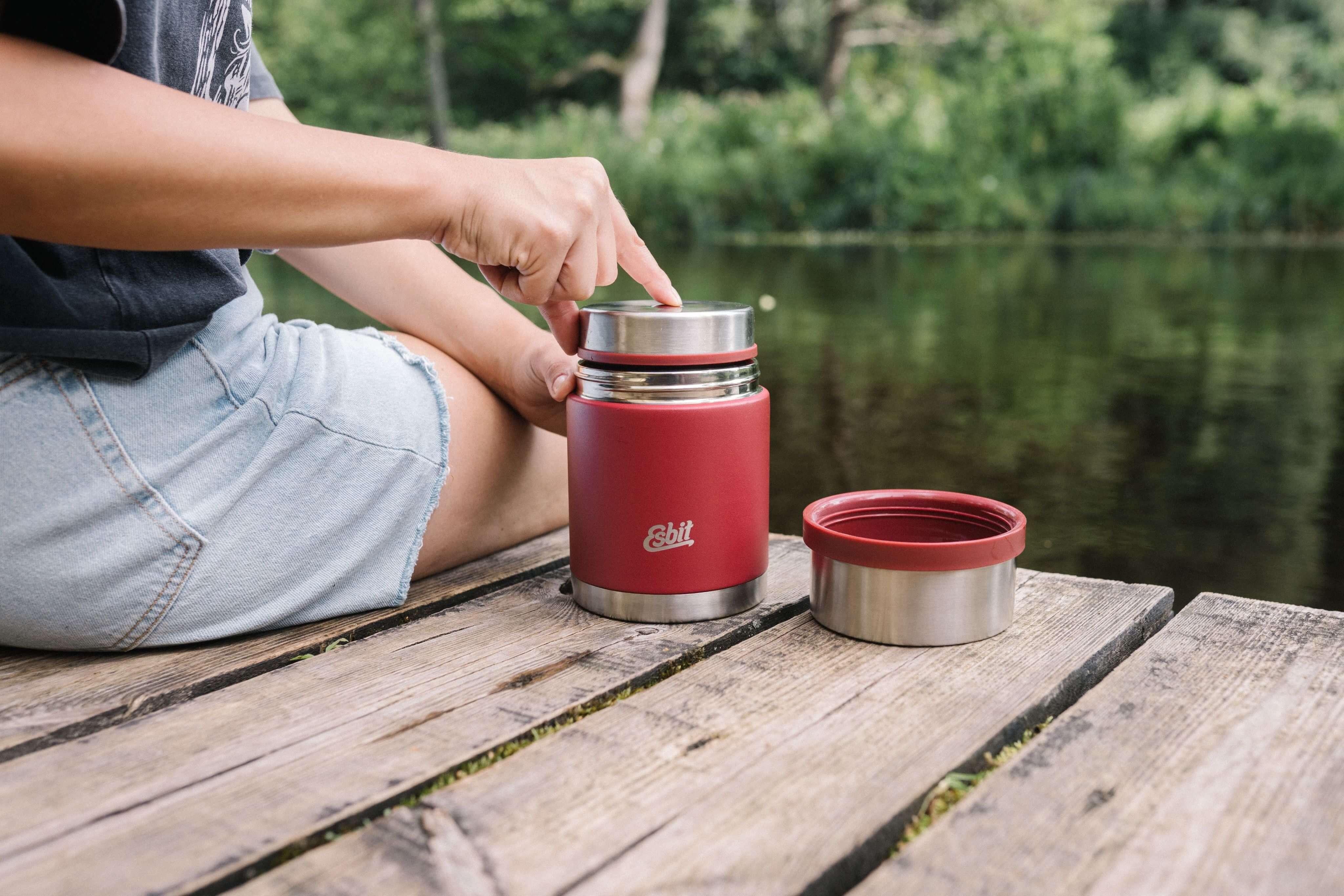 Термос для їжі Esbit FJ500SC-BR, 500 мл, Burgundy Red фото 5