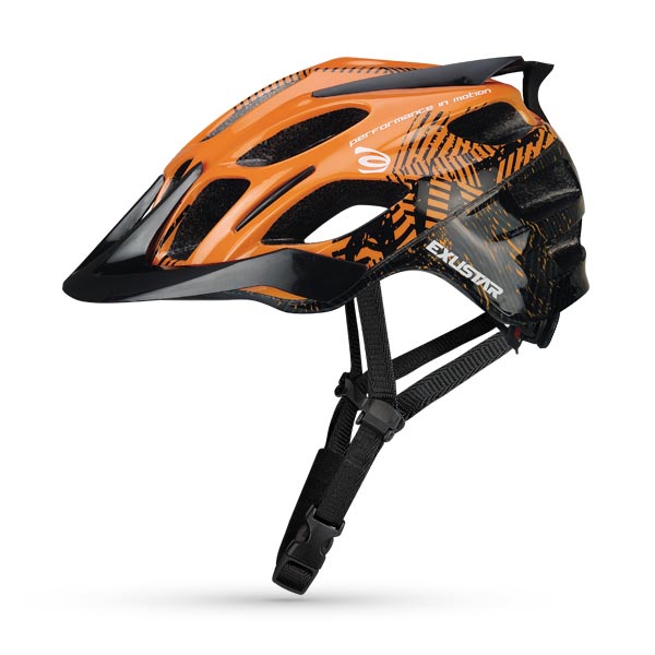 Шлем EXUSTAR BHM122 размер 56-62 см оранжевый фото 