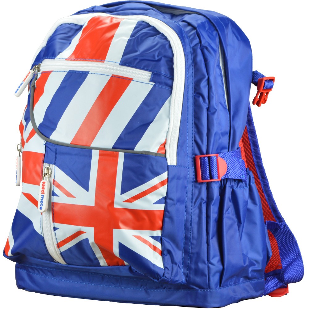 Рюкзак детский KiddiMoto британский флаг, большой, 5+ лет фото 