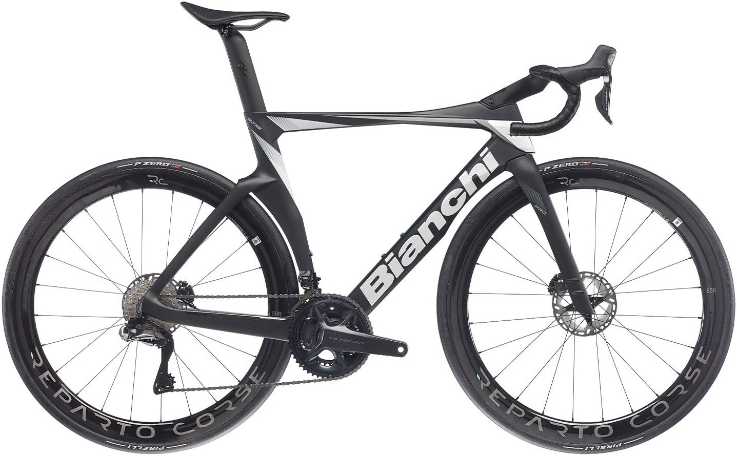 Велосипед 28" Bianchi OLTRE PRO Ultegra Di2 рама - 57 см Graphite/CK16 Full Matt A3 фото 