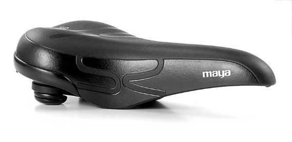 Седло Selle Royal Maya Moderate база-сталь (муж.) черн. фото 