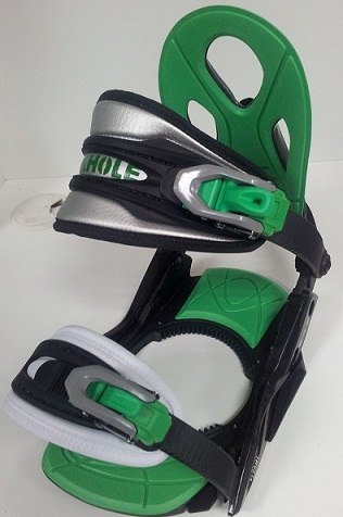 Кріплення Black Hole Rental розмір S-M black-green фото 