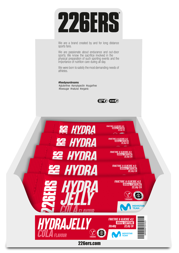 Батончик-желе 226ERS Hydrajelly 100мг кофеїну кола 40г 30шт/уп 1200г фото 