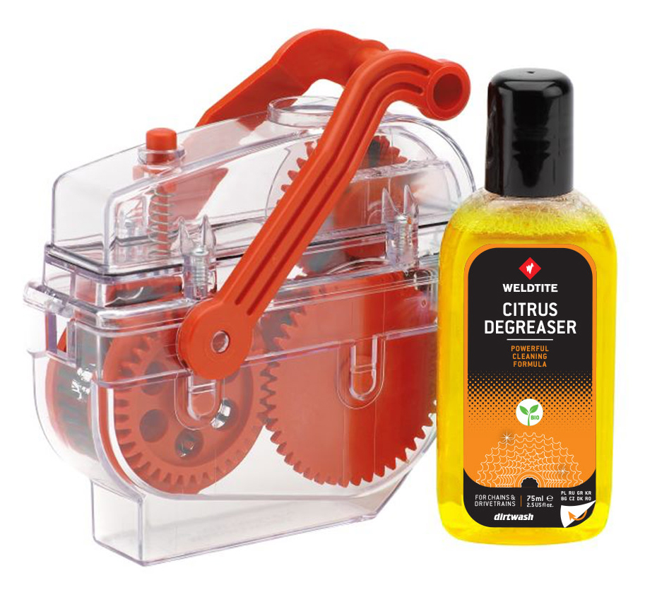Мийка ланцюга Weldtite 06017 CHAIN CLEANING MACHINE + очисник 75мл фото 