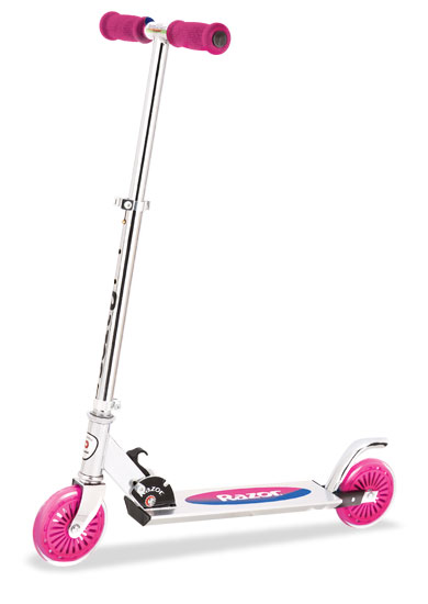 Самокат Razor Scooter A125 Al складной, pink фото 