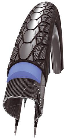 Покришка 26x1.75 (47-559) Schwalbe MARATHON PLUS S-Guard B + RT HS348 EC фото 
