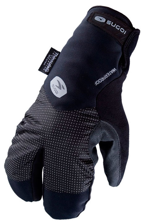 Перчатки Sugoi ZAP SUBZERO SPLITFINGER, дл. палец, мужские, black (черные), L фото 