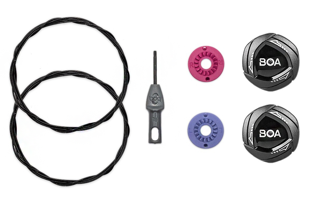 Шнурівка Fizik Boa IP1 DIAL B KIT L&R BLACK фото 