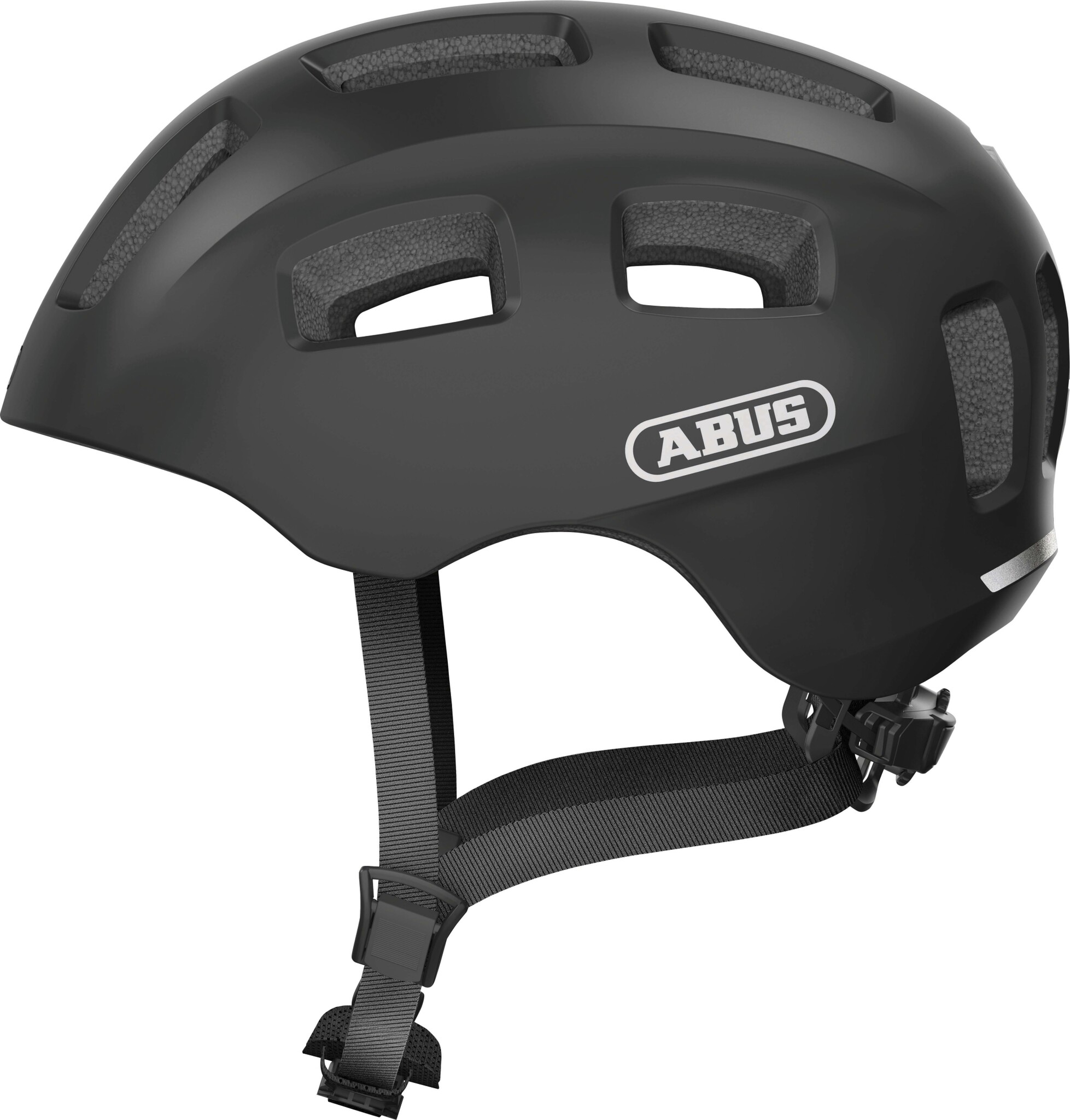 Шлем детский ABUS YOUN-I 2.0, размер M, Velvet Black, черный фото 