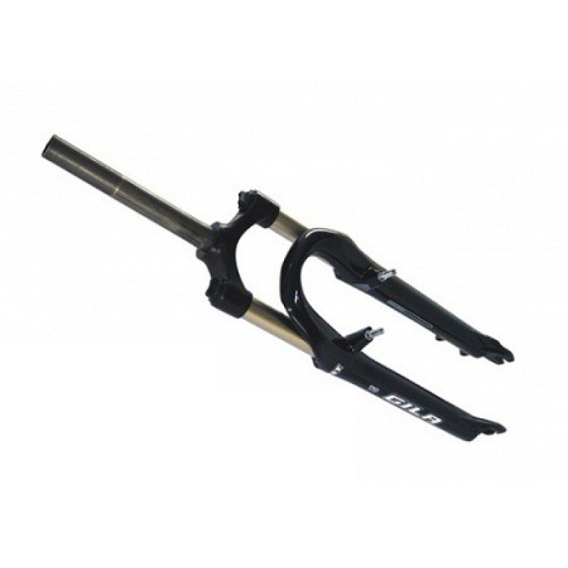 Вилка MTB 26 "RST GILA TNL 1-1 / 8" аморт. під диск / під v-brake хід-100 діам -28.6 мм шток-260мм пружинно-масляна з гідравлічним локаутом чорна фото 1