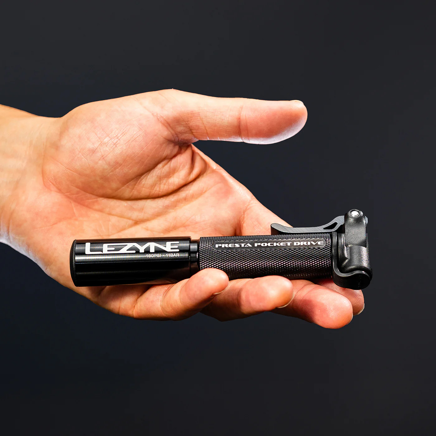 Мининасос Lezyne PRESTA POCKET DRIVE, 160psi, черный фото 5